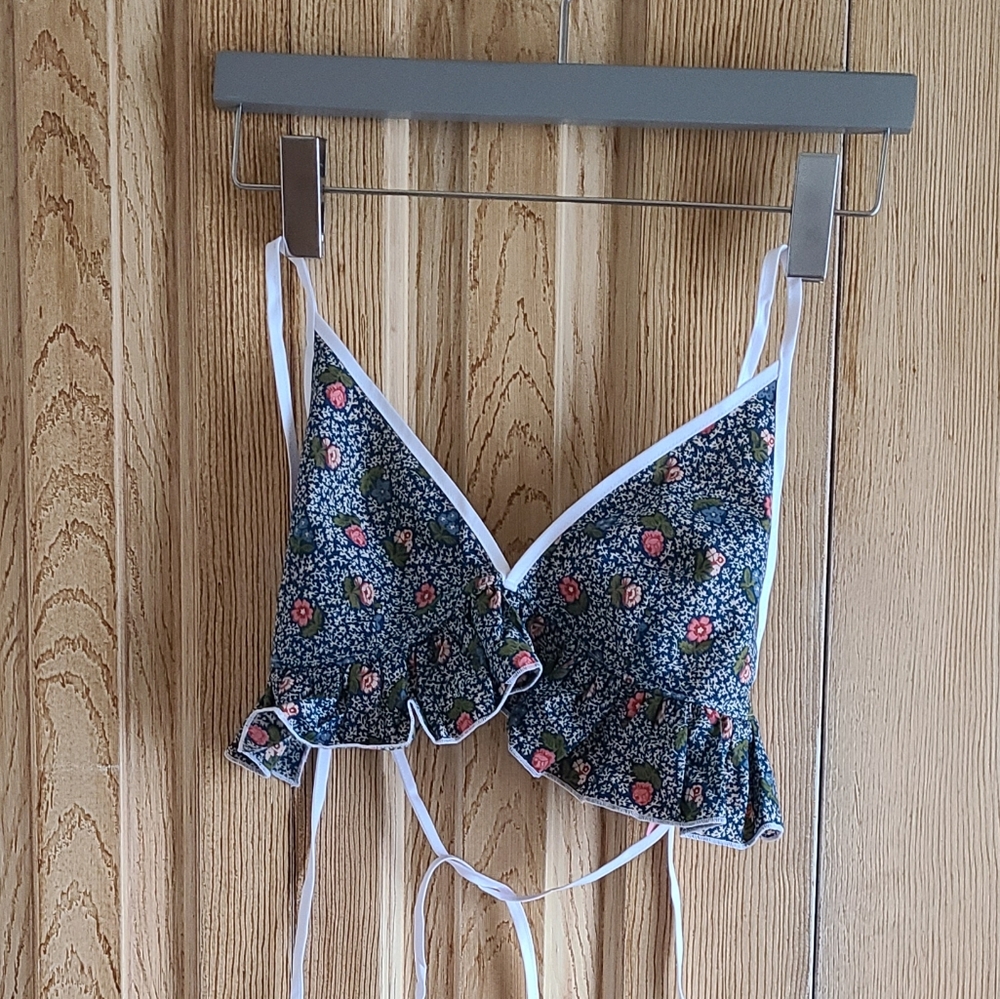 Tammy  Floral Patterned Bralette - OS